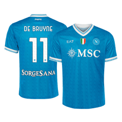 Męska Koszulka Domowa Napoli DE BRUYNE #11 2025/26 - Topowe Koszulki Pilkarskie Sklep Internetowy
