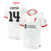 Męska Koszulka Trzecia Wyjazdowa Liverpool CHIESA #14 2024/25 - UCL - Topowe Koszulki Pilkarskie Sklep Internetowy