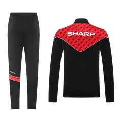 Męski Zestaw Treningowy Manchester United 2025/26 (Kurtka+Spodnie) - Topowe Koszulki Pilkarskie Sklep Internetowy