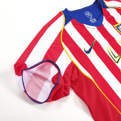 Męska koszulka piłkarska Atletico Madryt Home Retro 2004/05 - Topowe Koszulki Pilkarskie Sklep Internetowy