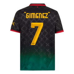 Męska koszulka piłkarska "GIMENEZ" #7 AC Milan czwarta wyjazdowa koszulka piłkarska 2024/25