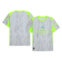 Męska Koszulka Trzecia Wyjazdowa Manchester City 2025/26 - Topowe Koszulki Pilkarskie Sklep Internetowy