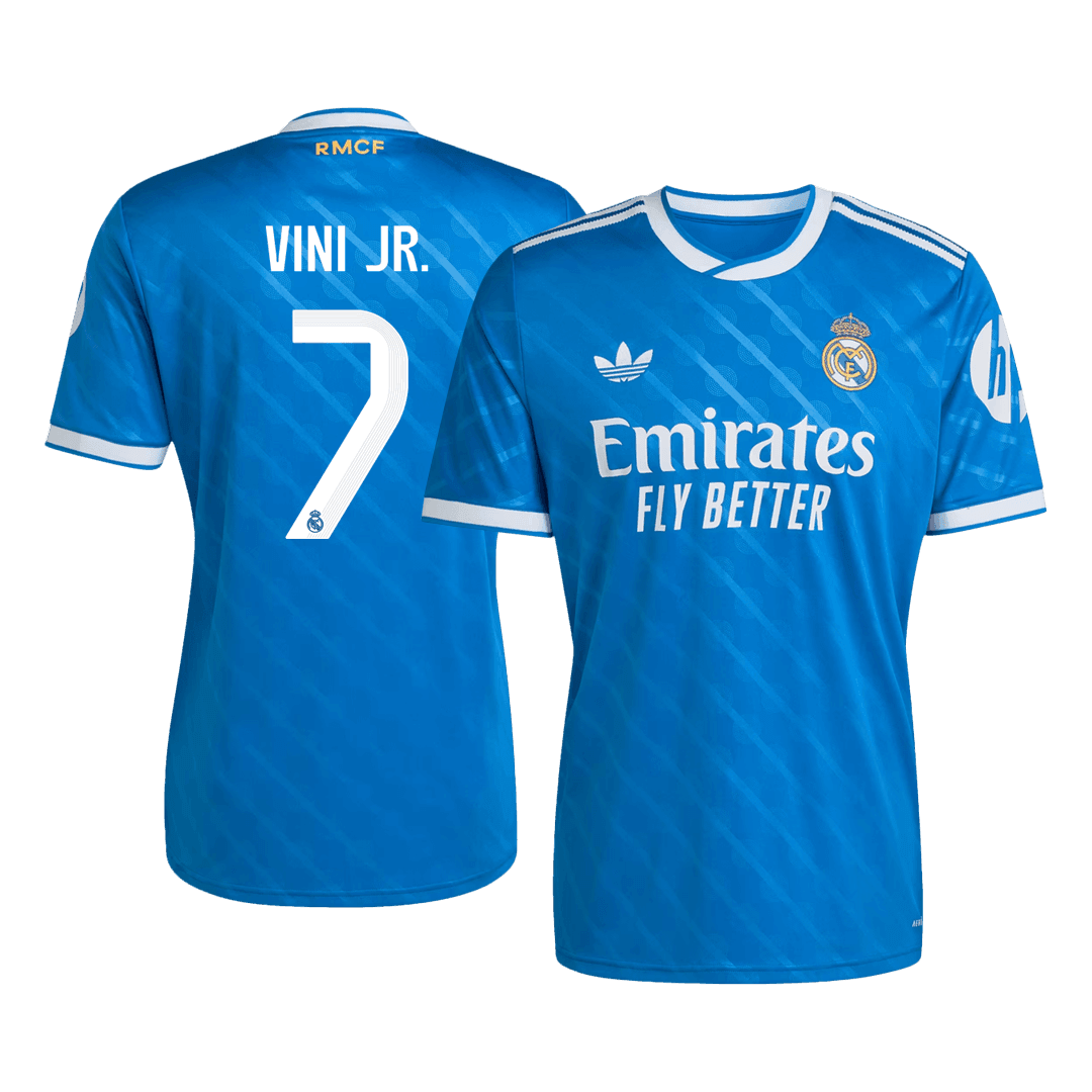 Męska Trzecia Koszulka Wyjazdowa Real Madryt VINI JR. #7 2025/26 - Topowe Koszulki Pilkarskie Sklep Internetowy