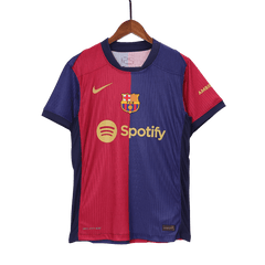 Męska Wersja zawodnika Barcelona Home Wysokiej jakości koszulka piłkarska 2024/25 - Slim Fit - Topowe Koszulki Pilkarskie Sklep Internetowy