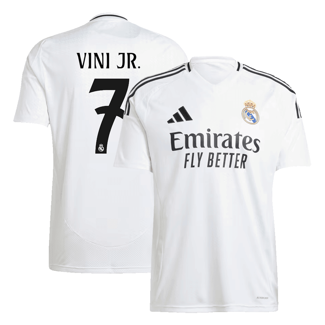 VINI JR. #7 Real Madrid Koszulka domowa piłkarska 2024/25 - Topowe Koszulki Pilkarskie Sklep Internetowy