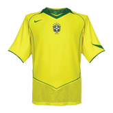 Męska Koszulka Retro Domowa Brazil 2004 - Topowe Koszulki Pilkarskie Sklep Internetowy