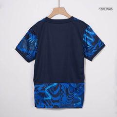 Dziecięcy wyjazdowy zestaw piłkarski Atletico Madryt (koszulka+spodenki+skarpety) 2024/25 - Topowe Koszulki Pilkarskie Sklep Internetowy