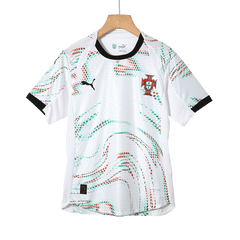 Męska Koszulka Wyjazdowa Portugalia RONALDO #7 Wersja Piłkarska 2025 - Topowe Koszulki Pilkarskie Sklep Internetowy