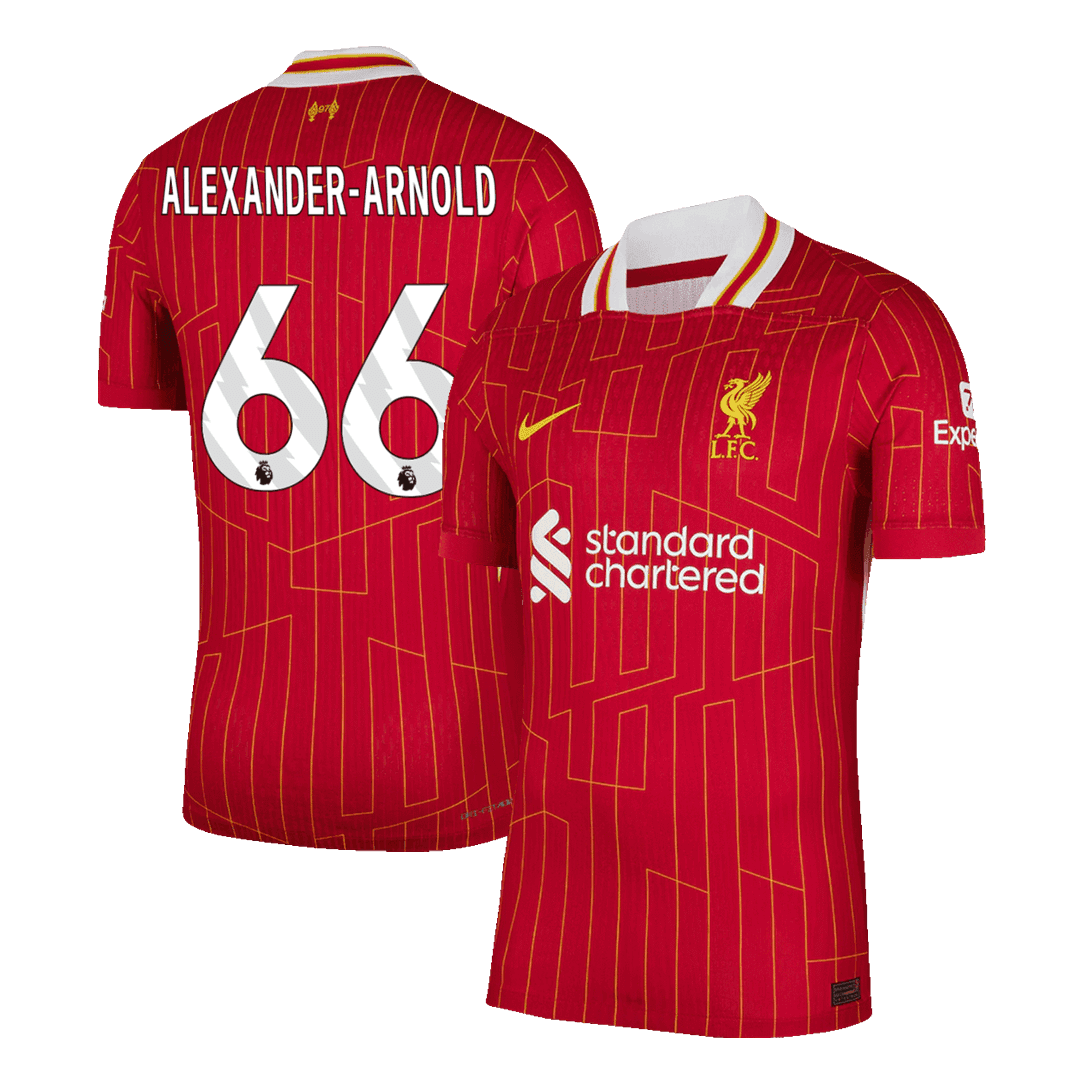 Męska Koszulka Domowa Liverpool ALEXANDER-ARNOLD #66 Wersja Piłkarska 2024/25 - Slim Fit - Topowe Koszulki Pilkarskie Sklep Internetowy