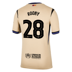 Barcelona ROONY Auswärtstrikot Herren #28 2025/26 - Champions League