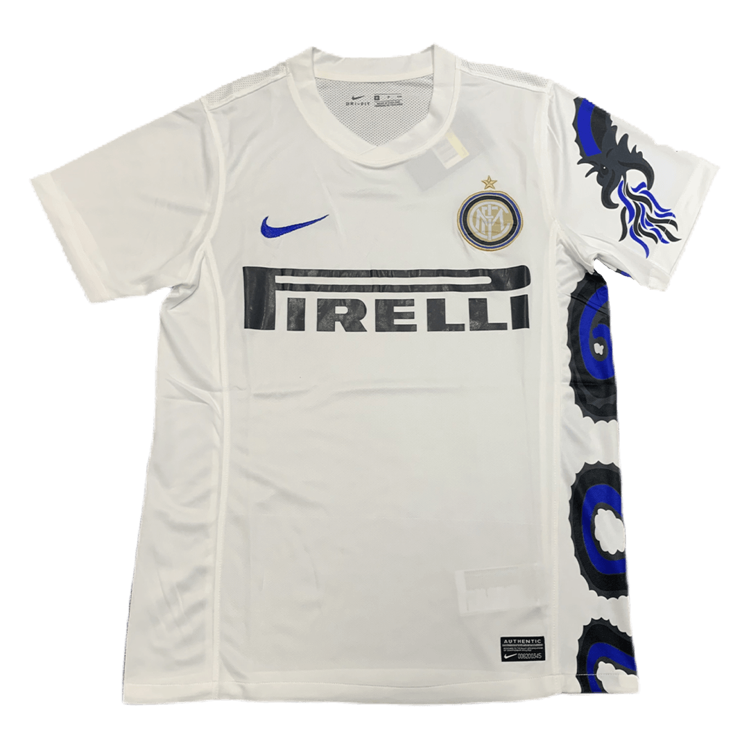 Męska wyjazdowa koszulka piłkarska Inter Mediolan Retro 2010/11 - Topowe Koszulki Pilkarskie Sklep Internetowy