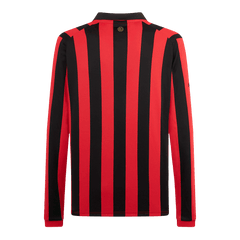 Męska koszulka piłkarska AC Milan z długim rękawem na 125. rocznicę 2024/25 - Topowe Koszulki Pilkarskie Sklep Internetowy