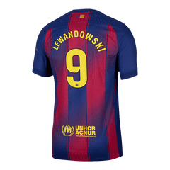 Męska Koszulka Domowa Barcelona LEWANDOWSKI #9 Wersja Piłkarska 2025/26 - Slim Fit - Topowe Koszulki Pilkarskie Sklep Internetowy