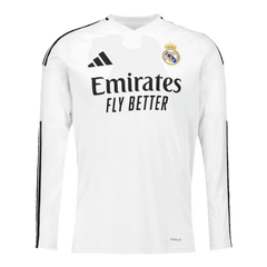 Męska Wysokiej jakości koszulka piłkarska Real Madryt z długim rękawem 2024/25 - Topowe Koszulki Pilkarskie Sklep Internetowy