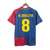 A.INIESTA #8 Męska retro koszulka piłkarska Barcelona domowa z sezonu 08/09 - UCL Final - Topowe Koszulki Pilkarskie Sklep Internetowy
