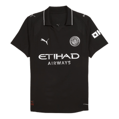Męska Koszulka Wyjazdowa Manchester City REIJNDERS #4 Wersja Piłkarska 2025/26 - Slim Fit