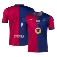 Męska Koszulka Domowa FC Barcelona 2024/25 - Copa del Rey Final - Topowe Koszulki Pilkarskie Sklep Internetowy