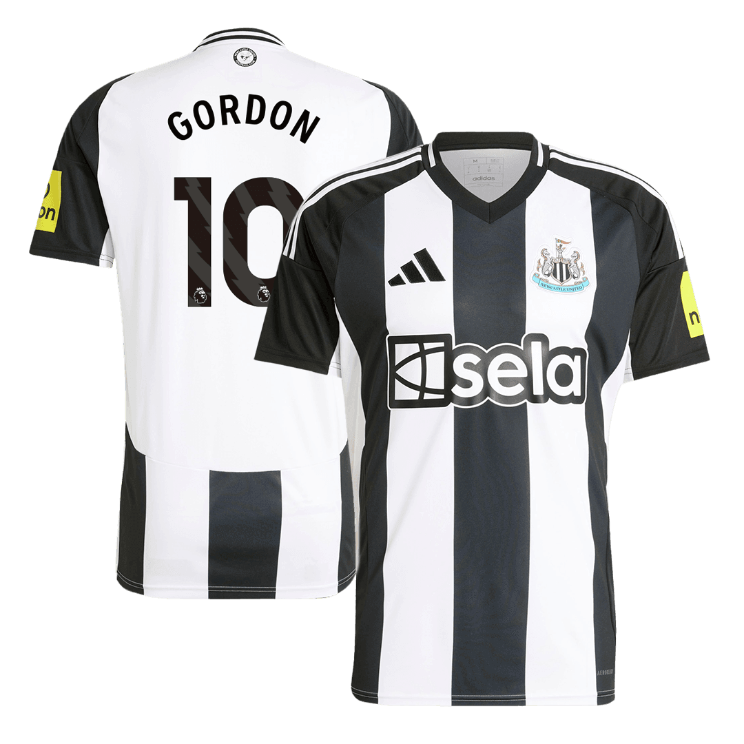 Męska Wysokiej jakości koszulka piłkarska GORDON #10 Newcastle United Home 2024/25 - Topowe Koszulki Pilkarskie Sklep Internetowy