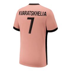 Męska koszulka piłkarska KVARATSKHELIA #7 PSG Third Away 2024/25 - Topowe Koszulki Pilkarskie Sklep Internetowy
