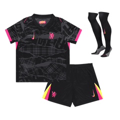 Dziecięcy Strój Wyjazdowy Trzeci Chelsea 2024/25 (Koszulka + Spodenki + Getry) - Topowe Koszulki Pilkarskie Sklep Internetowy