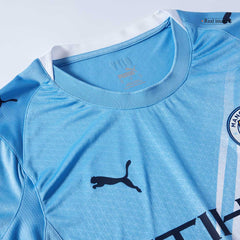 Męska Koszulka Domowa Manchester City REIJNDERS #4 Wersja Piłkarska 2025/26 - Slim Fit