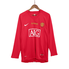 Retro RONALDO #7 2007/08 Męska Koszulka Domowa MU z Długim Rękawem - UCL Final - Topowe Koszulki Pilkarskie Sklep Internetowy