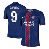 Męska Koszulka Domowa PSG G.RAMOS #9 Wersja Piłkarska 2025/26 - Slim Fit