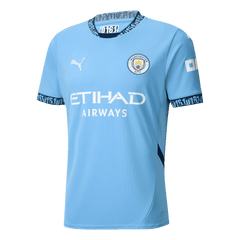 DE BRUYNE #17 Manchester City Home Koszulka piłkarska 2024/25 - UCL - Topowe Koszulki Pilkarskie Sklep Internetowy