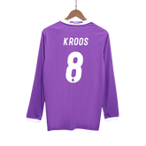 Męska Koszulka Retro Wyjazdowa Real Madrid KROOS #8 2016/17 z Długim Rękawem - Topowe Koszulki Pilkarskie Sklep Internetowy