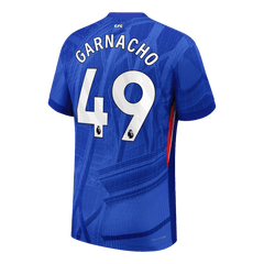 Męska Koszulka Domowa Chelsea GARNACHO #49 Wersja Piłkarska 2025/26 - Slim Fit - Topowe Koszulki Pilkarskie Sklep Internetowy