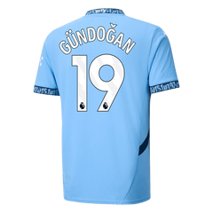 GÜNDOĞAN #19 Koszulka piłkarska Manchester City Home 2024/25 - Topowe Koszulki Pilkarskie Sklep Internetowy