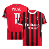 PULISIC #11 Męska koszulka domowa AC Milan 2024/25 - UCL - Topowe Koszulki Pilkarskie Sklep Internetowy