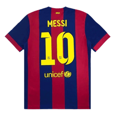 Męska retro koszulka piłkarska Barcelona domowa z sezonu 14/15 MESSI #10 - Topowe Koszulki Pilkarskie Sklep Internetowy