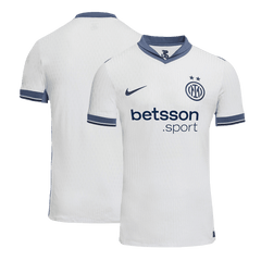 Męska wyjazdowa koszulka piłkarska Inter Mediolan 2024/25 w wersji dla graczy - Wąski Krój - Topowe Koszulki Pilkarskie Sklep Internetowy