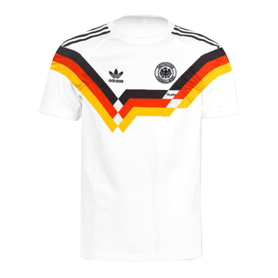 Męska koszulka piłkarska Reprezentacji Niemiec Zachodnich z 1990 roku - Topowe Koszulki Pilkarskie Sklep Internetowy