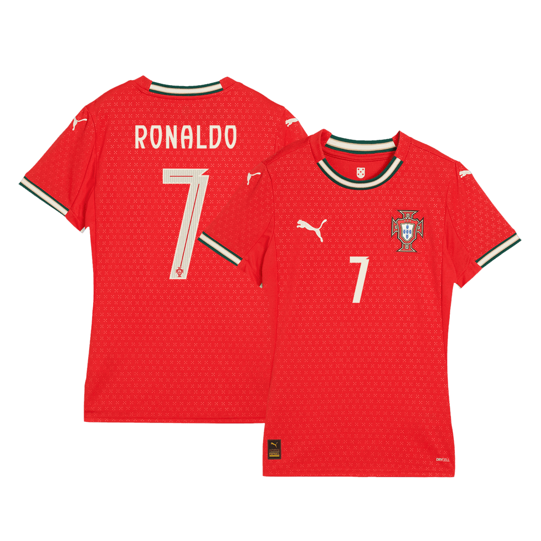 Damska Koszulka Domowa Portugalia RONALDO #7 2025 - Topowe Koszulki Pilkarskie Sklep Internetowy