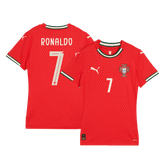 Damska Koszulka Domowa Portugalia RONALDO #7 2025 - Topowe Koszulki Pilkarskie Sklep Internetowy