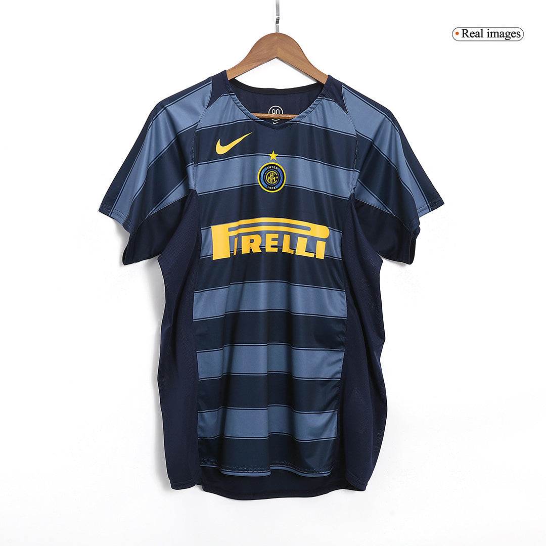 Męska koszulka piłkarska Retro 2004/05 Inter Mediolan Third Away - Topowe Koszulki Pilkarskie Sklep Internetowy