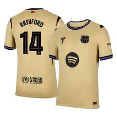 Męska Koszulka Wyjazdowa FC Barcelona x Kobe Bryant RASHFORD #14 2025/26 - UCL