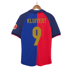Koszulka Retro Domowa Barcelona KLUIVERT #9 1999/00 - 100th Anniversary - Topowe Koszulki Pilkarskie Sklep Internetowy