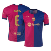 Męska Wersja zawodnika GAVI #6 Barcelona Home Wysokiej jakości koszulka piłkarska 2024/25 - Slim Fit - Topowe Koszulki Pilkarskie Sklep Internetowy