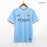 Męska Koszulka Retro Domowa Manchester City 2013/14 - Topowe Koszulki Pilkarskie Sklep Internetowy