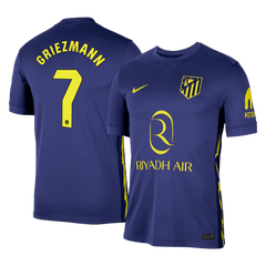 Męska Koszulka Wyjazdowa Atletico Madrid GRIEZMANN #7 2025/26