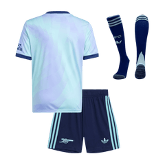 Koszulka piłkarska dla dzieci Arsenal Trzecia Wyjazdowa (Koszulka+Szorty+Skarpety) 2024/25 - Topowe Koszulki Pilkarskie Sklep Internetowy