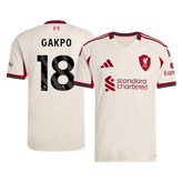 Liverpool GAKPO #18 Herren-Auswärtstrikot 2025/26
