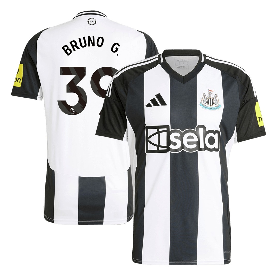 Męska BRUNO G. #39 Newcastle United Home Wysokiej jakości koszulka piłkarska 2024/25 - Topowe Koszulki Pilkarskie Sklep Internetowy