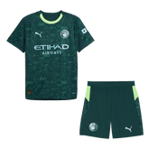 Męski Zestaw Czwarta Wyjazdowa Manchester City (Koszulka+Spodenki) 2025/26