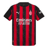 Męska Koszulka Domowa AC Milan Wersja Piłkarska 2025/26 - Slim Fit - Topowe Koszulki Pilkarskie Sklep Internetowy