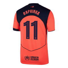 Męska Koszulka Trzecia Wyjazdowa Barcelona RAPHINHA #11 2025/26 - UCL - Topowe Koszulki Pilkarskie Sklep Internetowy