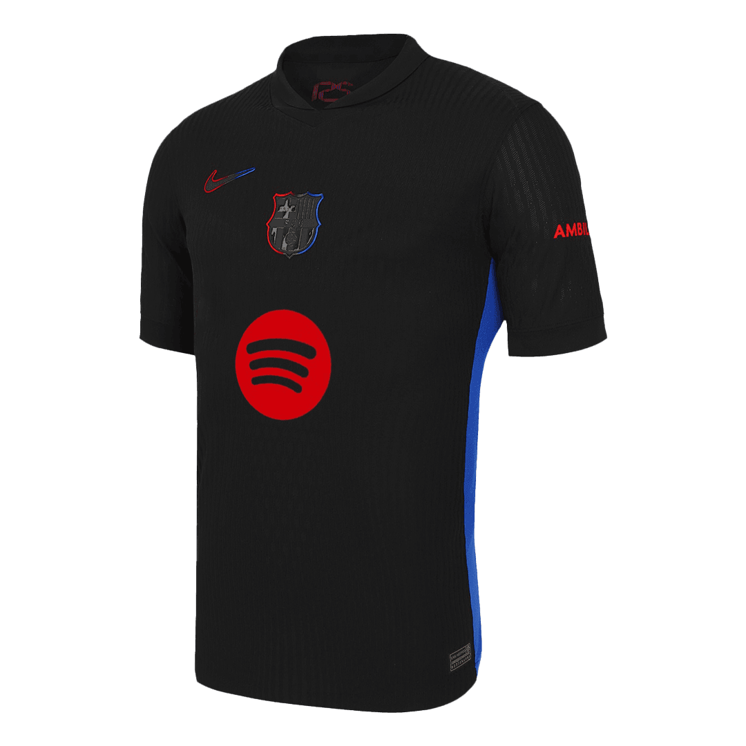 Męska Wersja Zawodnicza Koszulki Wyjazdowej FC Barcelona 2024/25 - Slim Fit - Spotify Logo Without Text - Topowe Koszulki Pilkarskie Sklep Internetowy